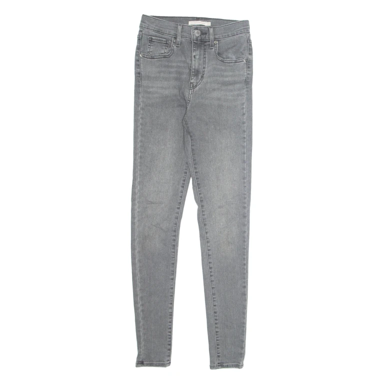 LEVI'S Womens Jeans Grey Slim Skinny W25 L30