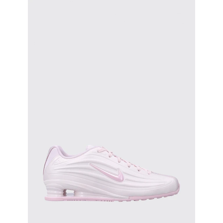 Shox Z Pink Synthetic Leather Trainers with Swoosh Logo and Mesh Lining (IR1222600)