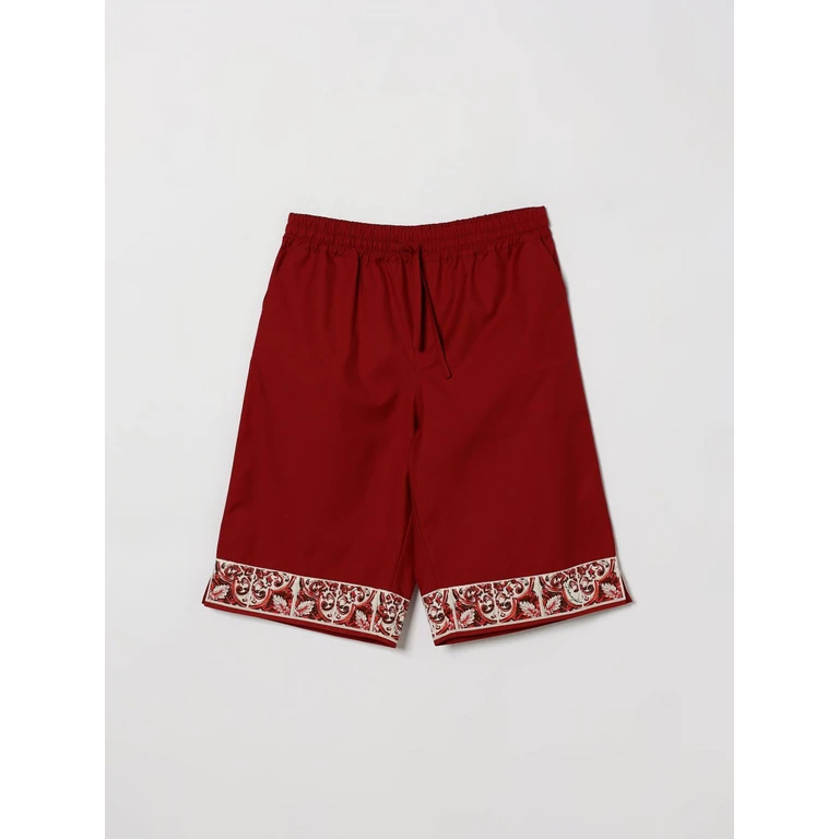 Girl's Majolica Print Knee-Length Cotton Shorts (L44Q20G7P5ES9000)