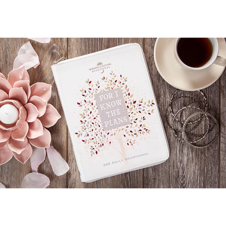 For I Know the Plans (Morning & Evening Zippered Devotional)
