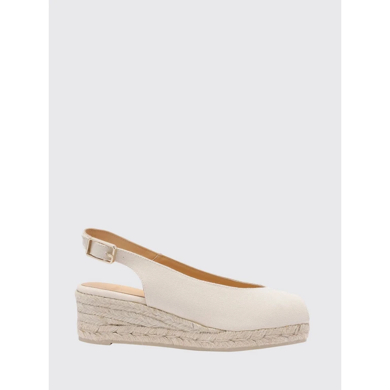 Dosalia Mid-Wedge Canvas Sandals with Open Toe and Ankle Strap (021006203)