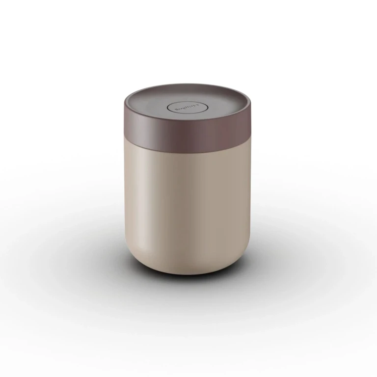 Nommie Stainless Steel 17oz Food Container, Sand