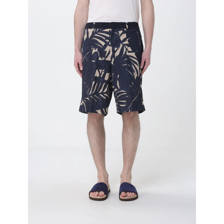Tropical Print Viscose Blend Bermuda Shorts (EM005874AF13812F1047)