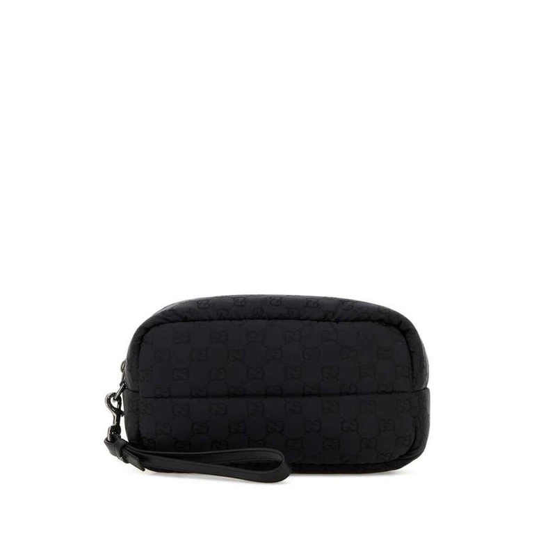 Black Canvas Clutch Blkblkblkvrv