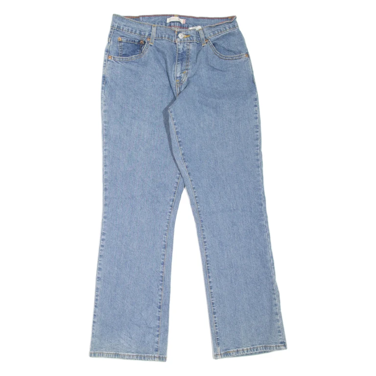 LEVI'S 550 Womens Jeans Blue Relaxed Bootcut W28 L30