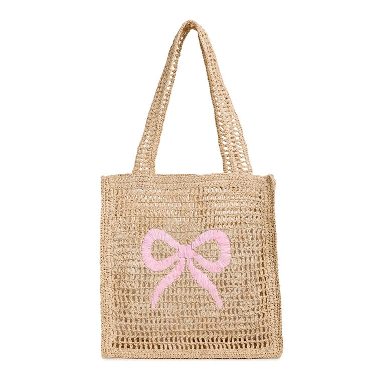 LoveShackFancy Seaside Beach Bag Natural One Size