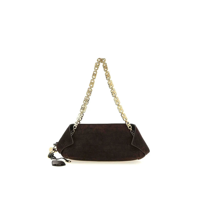 Salvatore Ferragamo Sac Porté Épaule - Marron (792884TESTADIMORO)