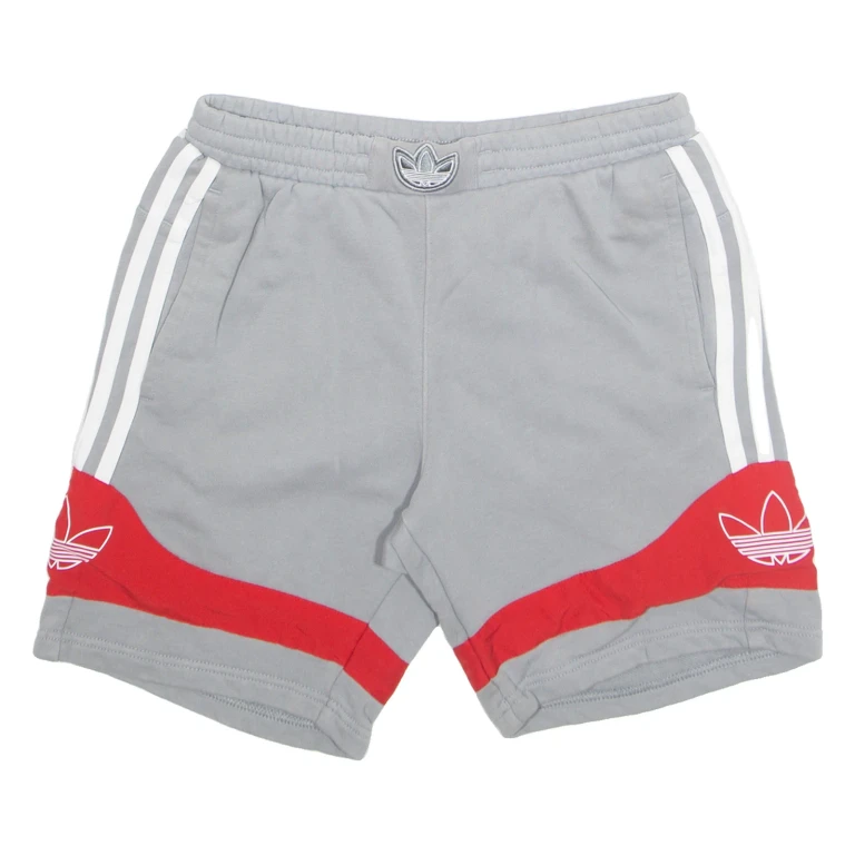 ADIDAS Mens Casual Shorts Grey XS W26