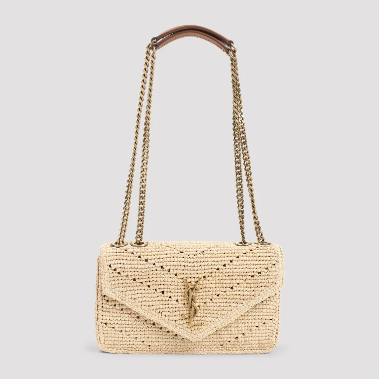 Crochet Raffia Chain Bag