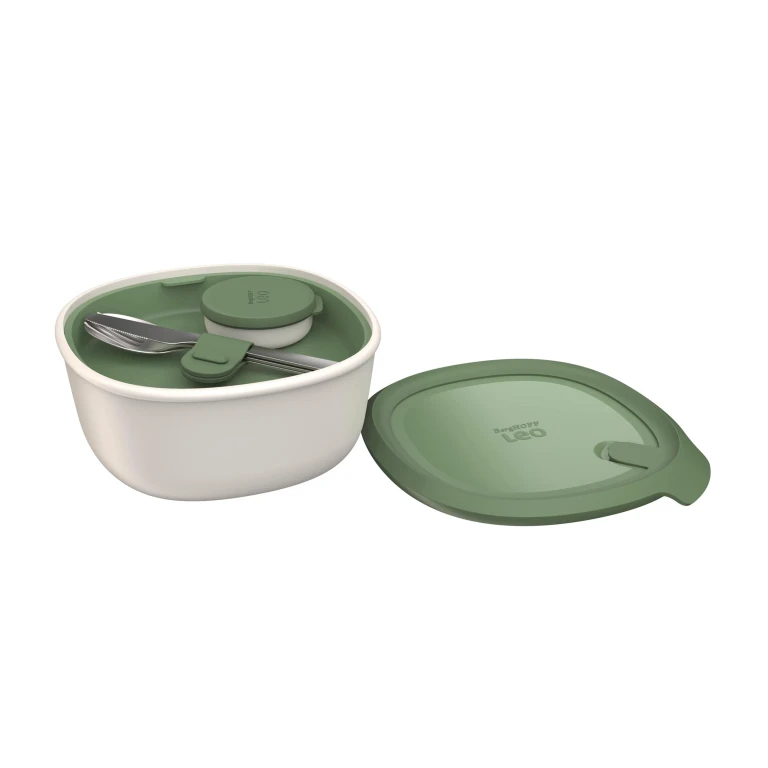 Leo To Go Salad Bowl With Flatware Set