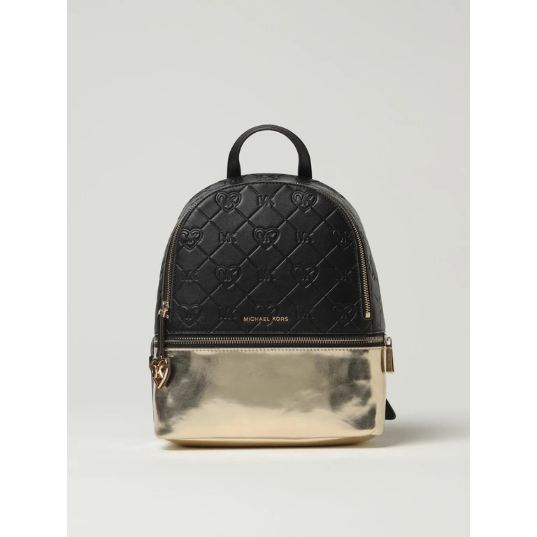 backpack in synthetic leather with all-over MK monogram (R1019209B)
