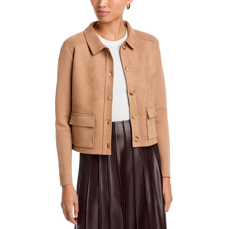 Sioni Faux Suede Jacket