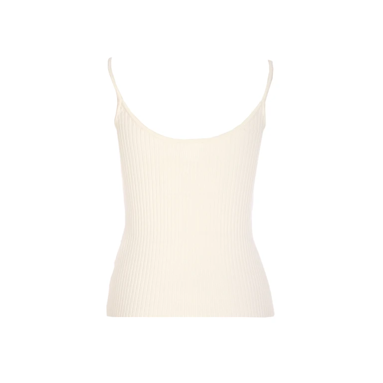 Courreges Top White Viscose - Women
