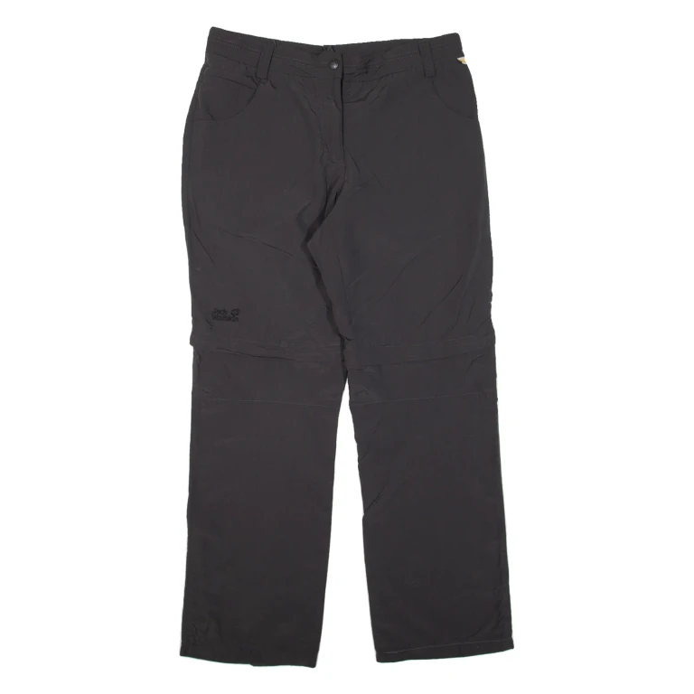 JACK WOLFSKIN Outdoor Womens Trousers Grey Regular Straight W30 L28