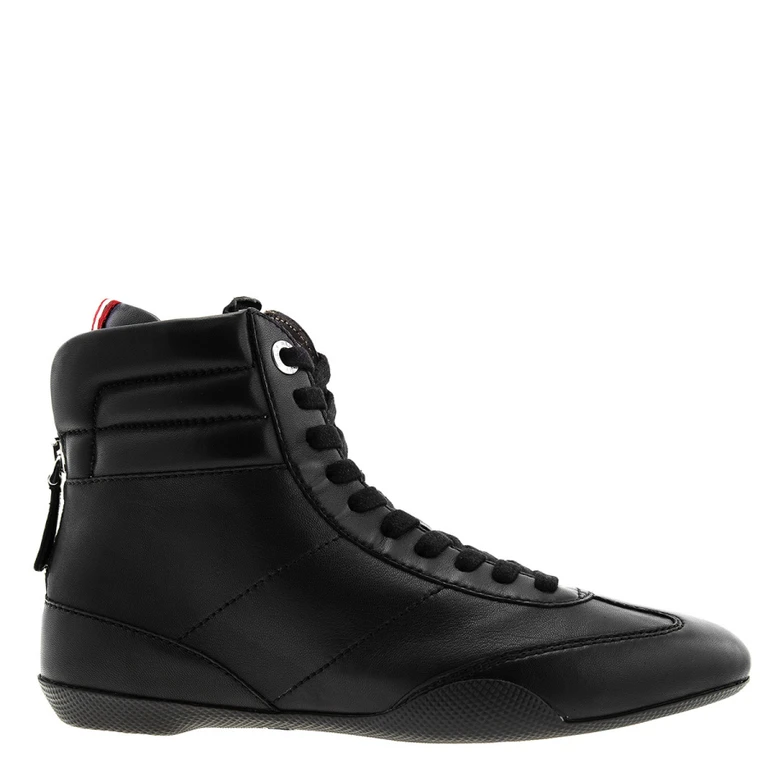 Asha Leather High-Top Sneakers