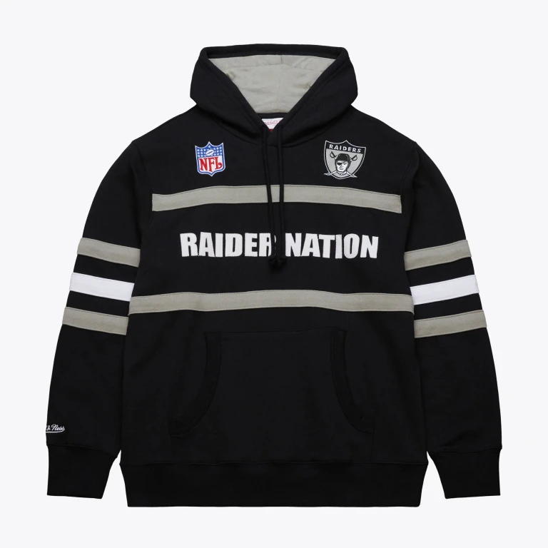 Men's NFL Head Coach Hoodie Vintage Logo Raiders Hoodies