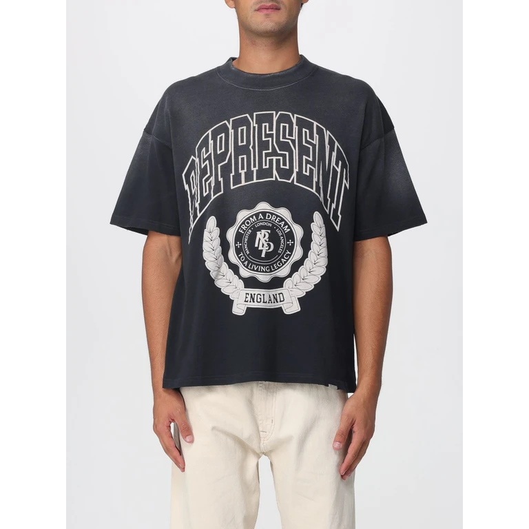 T-Shirt Men color Black 1 (MLM100170STAINEDBLA)