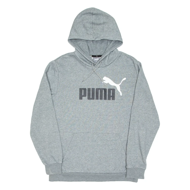 PUMA Mens Grey Hoodie M