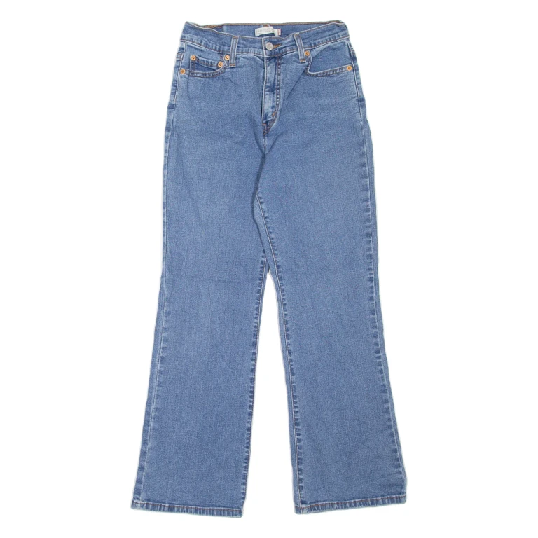 LEVI'S 512 Perfectly Slimming Womens Jeans Blue Regular Bootcut W25 L27