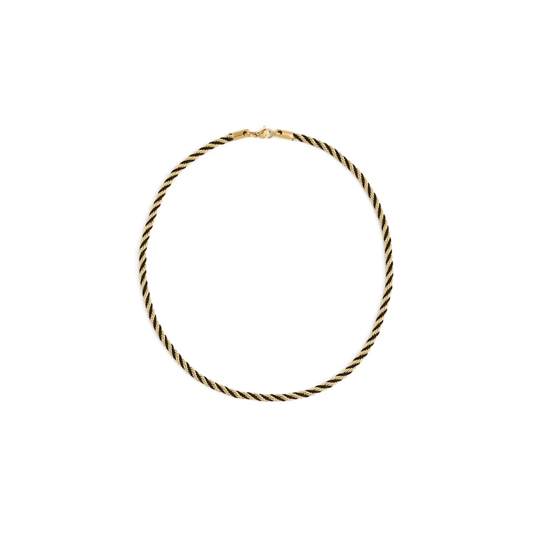 SHASHI Estate Rope Chain Necklace Gold One Size