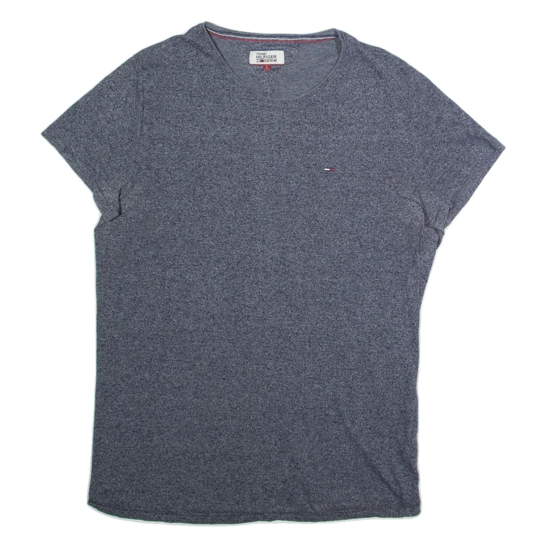 HILFIGER DENIM Mens T-Shirt Grey L