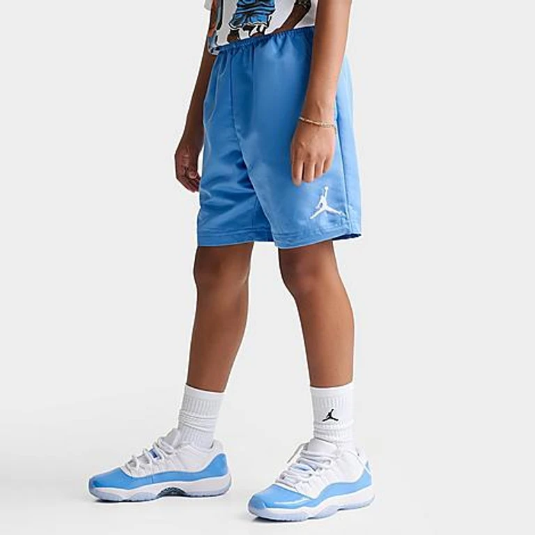 Jordan Big Kids Woven Shorts in University Blue Size: Small
