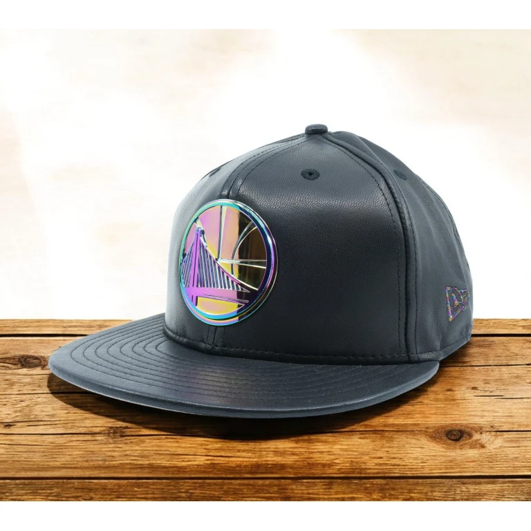Men's NBA Golden State Warriors Deluxe Leather 59Fifty Fitted