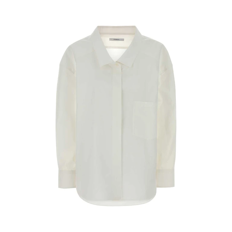 Givenchy White Poplin Shirt Exterior: Cotton Camicie - Women