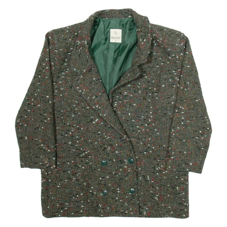 LASSERRE Mens Blazer Jacket Grey Spotted M
