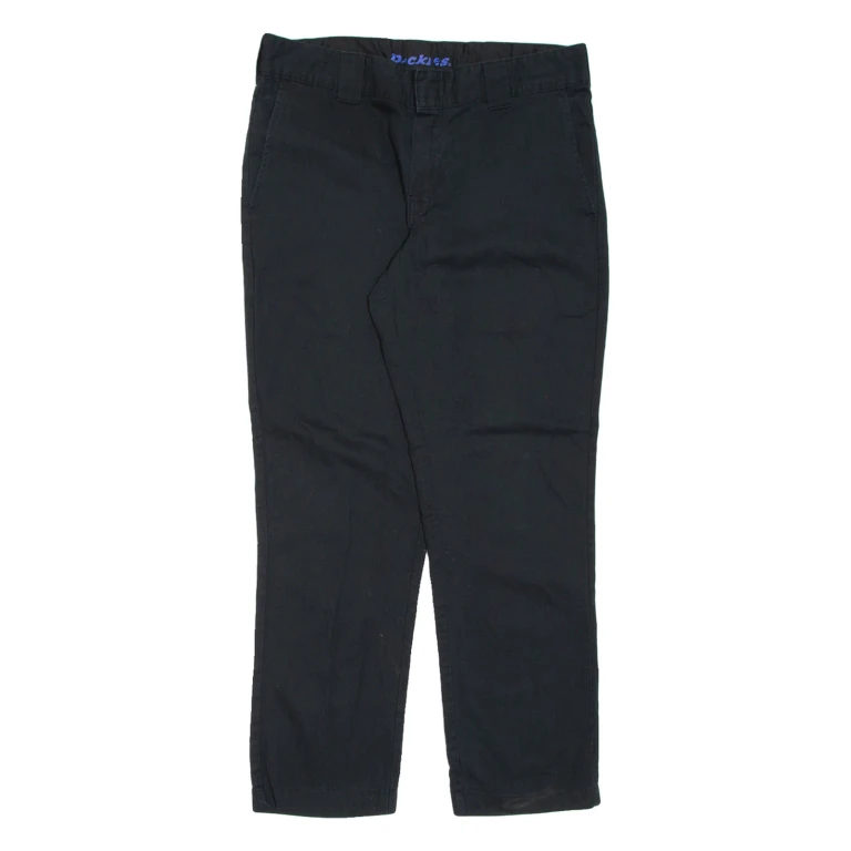 DICKIES Chino Mens Trousers Black Regular Straight W32 L30
