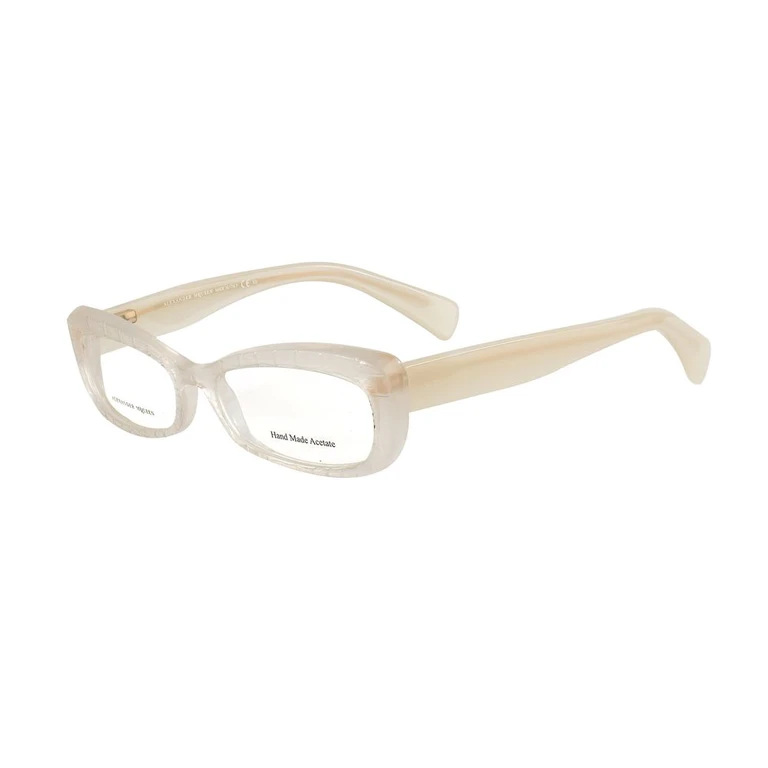 Alexander McQueen Bicolor Acetate Glasses (frames) Accessory - Women (AMAMQ4203K6VAC)