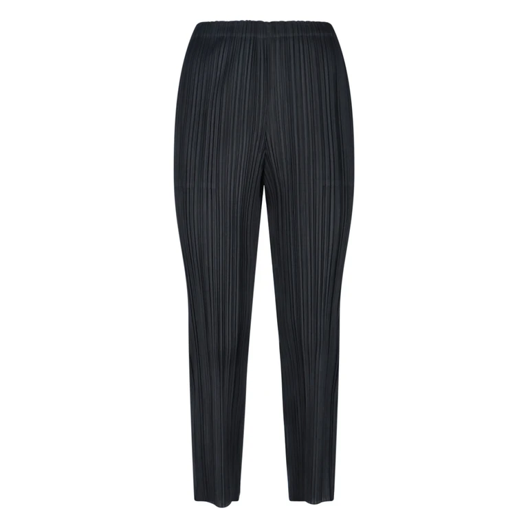 Trousers Black Polyester - Women