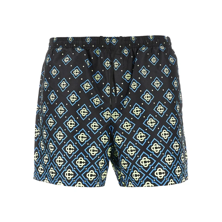 CASABLANCA Degrade Black Monogram swimshorts Man XL