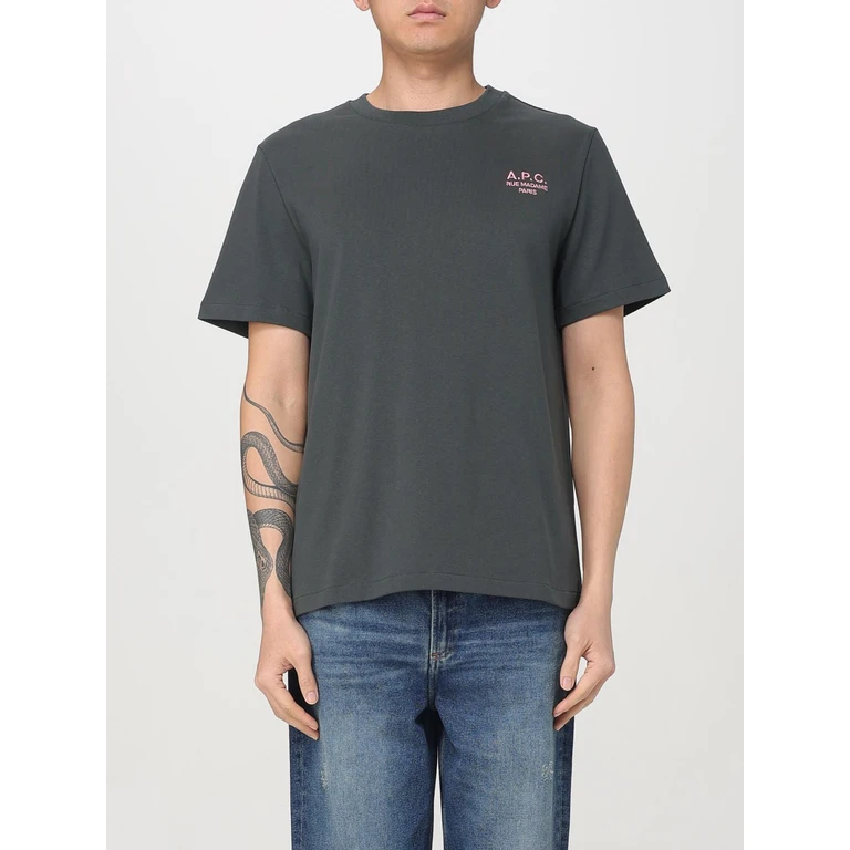 A. P.C. T-Shirt Men color Charcoal (COHBUM26388LLF)