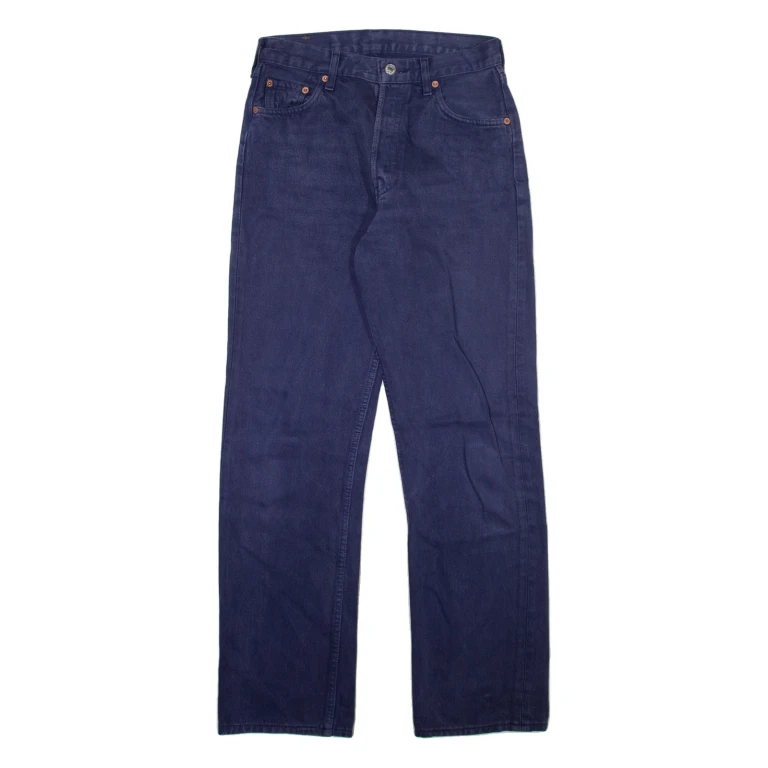 LEVI'S 501 Jeans Mens Blue Regular Straight W26 L30