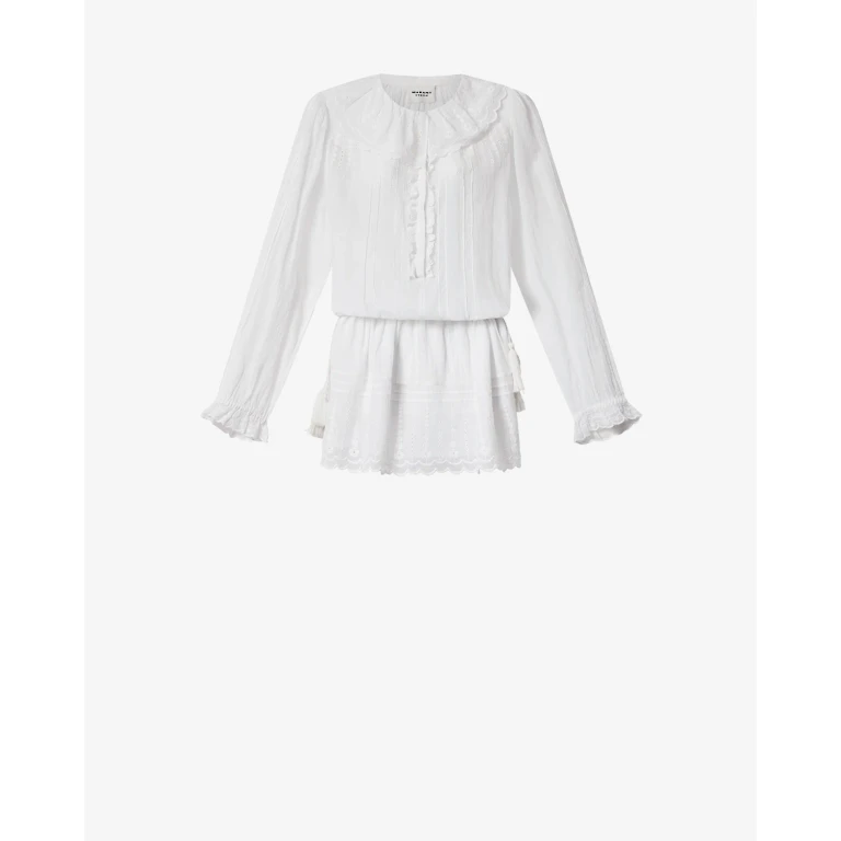 Robe Lenora - Femme - Blanc - Taille34 - Marant Étoile