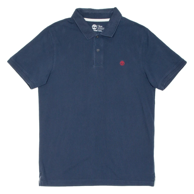 TIMBERLAND Mens Polo Shirt Blue M