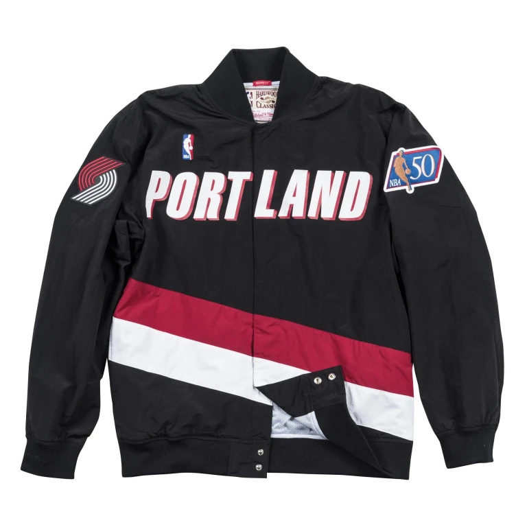 Men's NBA Authentic Warm Up Jacket Portland Trail Blazers 96-97