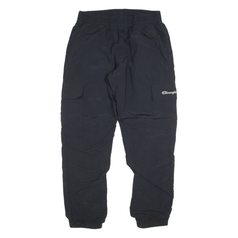 CHAMPION Mesh Lined Womens Joggers Black Tapered M W30 L29