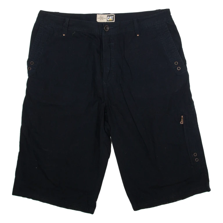CAT Womens Cargo Shorts Black XL W36