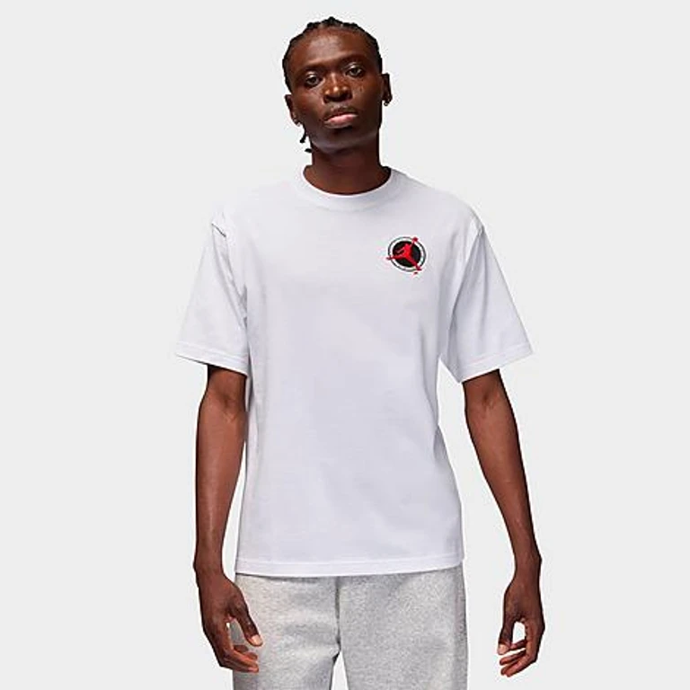 Jordan Men's Flight Club Patch T-Shirt in White Size: XS