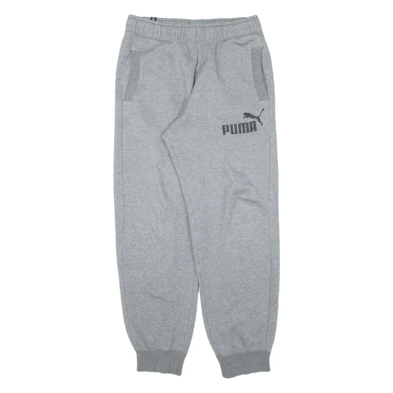 PUMA Womens Joggers Grey Tapered M W28 L28
