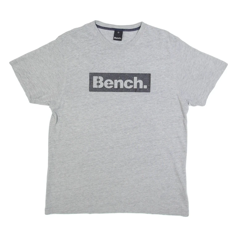 BENCH Mens T-Shirt Grey L