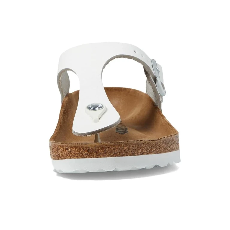 Unisex Gizeh Natural Leather White