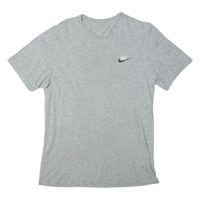 NIKE Mens T-Shirt Grey S (NN1-230824-14014)
