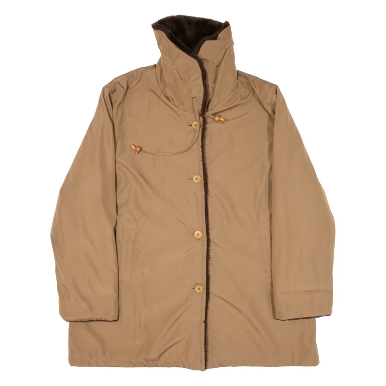 BLUE MODYS Womens Overcoat Coat Brown L