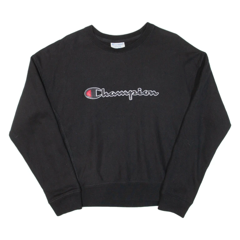 CHAMPION REVERSE WEAVE Womens Sweatshirt Black M