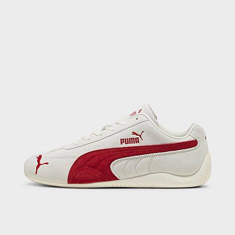 Men's Puma Speedcat OG Casual Shoes in Vapor Grey/For All Time Red Size: 7.5
