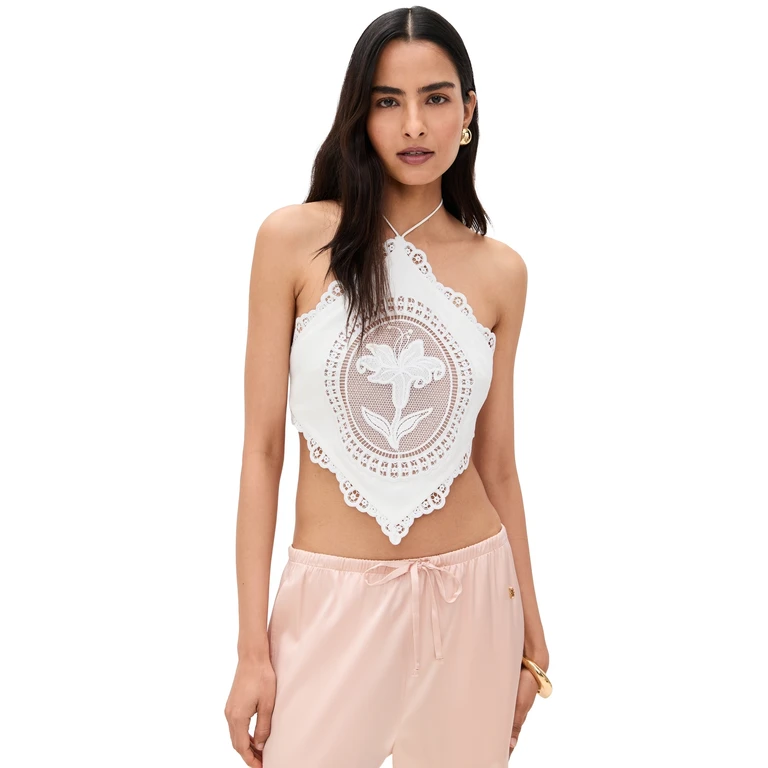 Retrofête Summer Top Ivory L