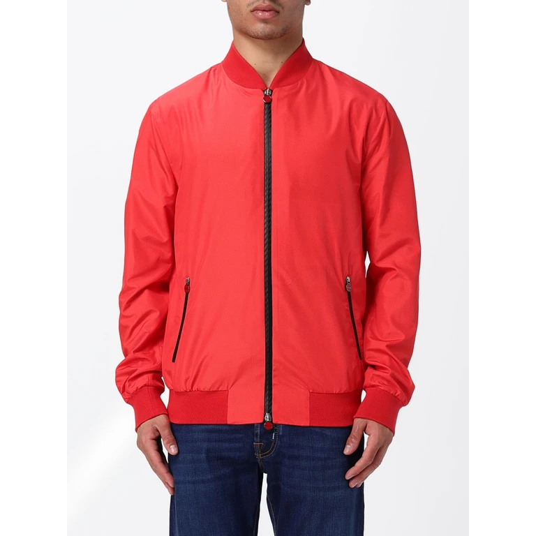 Stretch Technical Fabric Bomber Jacket with Zip Closure (UBLMSEAK0744H04001)